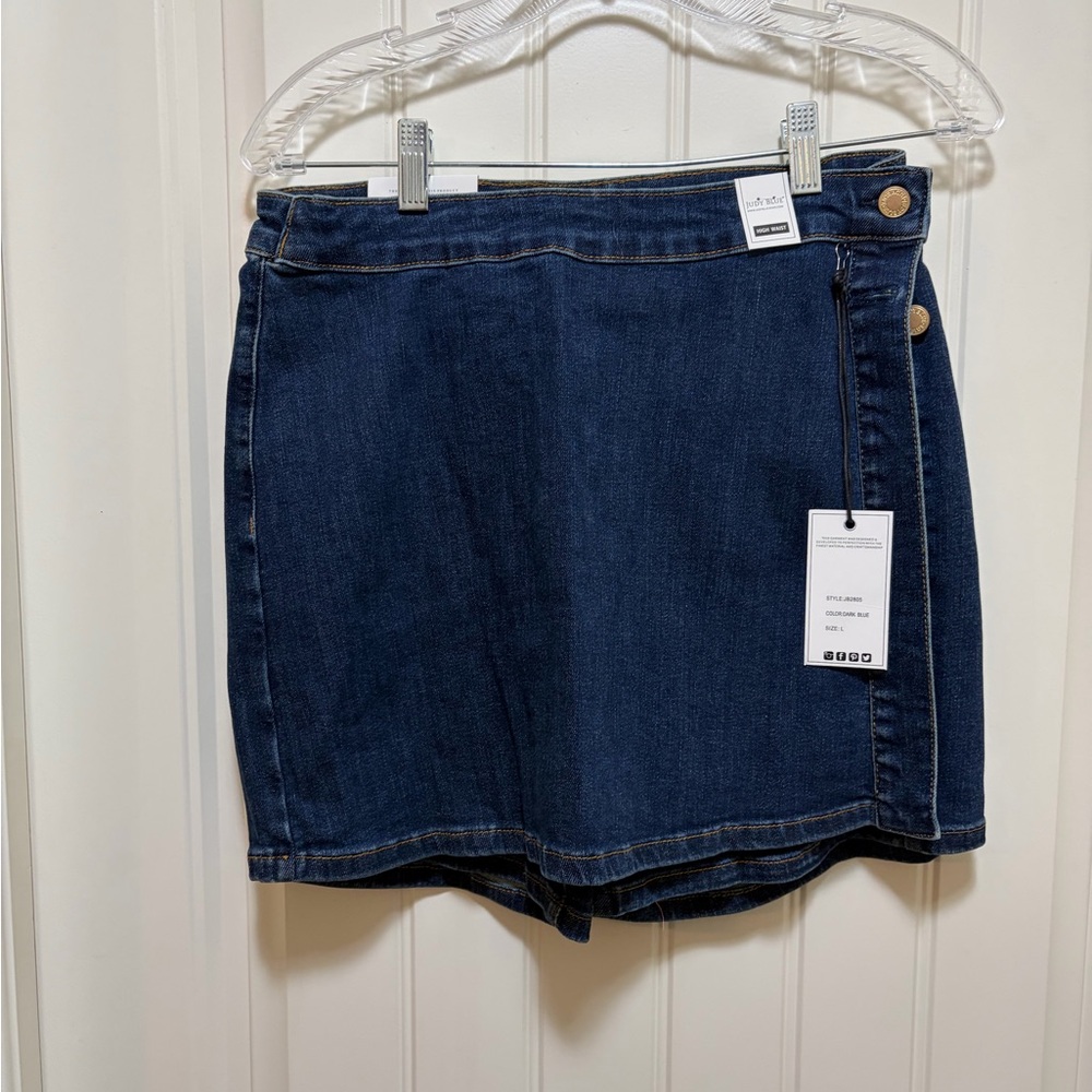 Judy Blue Dark Blue Mini Skirt